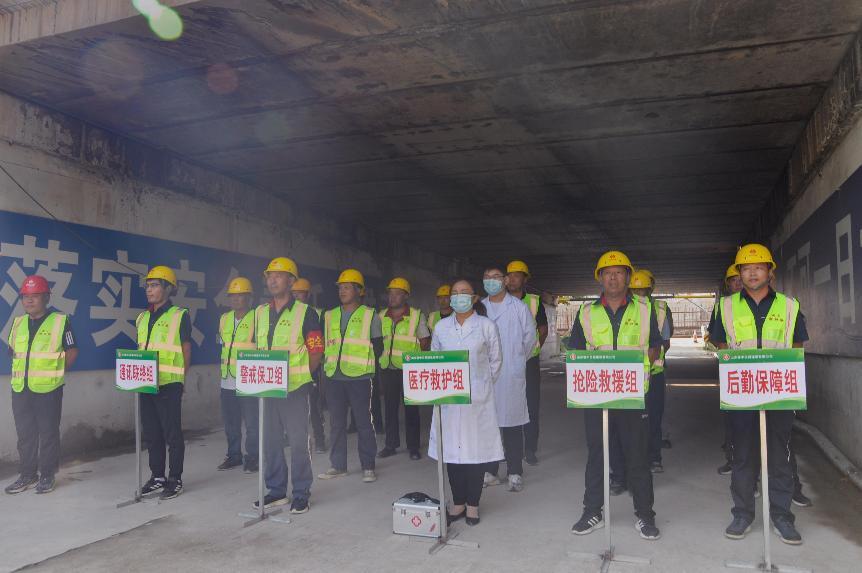 文昌湖梁場特種設備（起重傷害）事故應急演練紀實