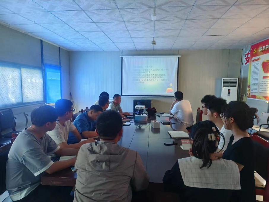 安全從源頭抓起，第二區(qū)域項目部月度安全教育培訓開講