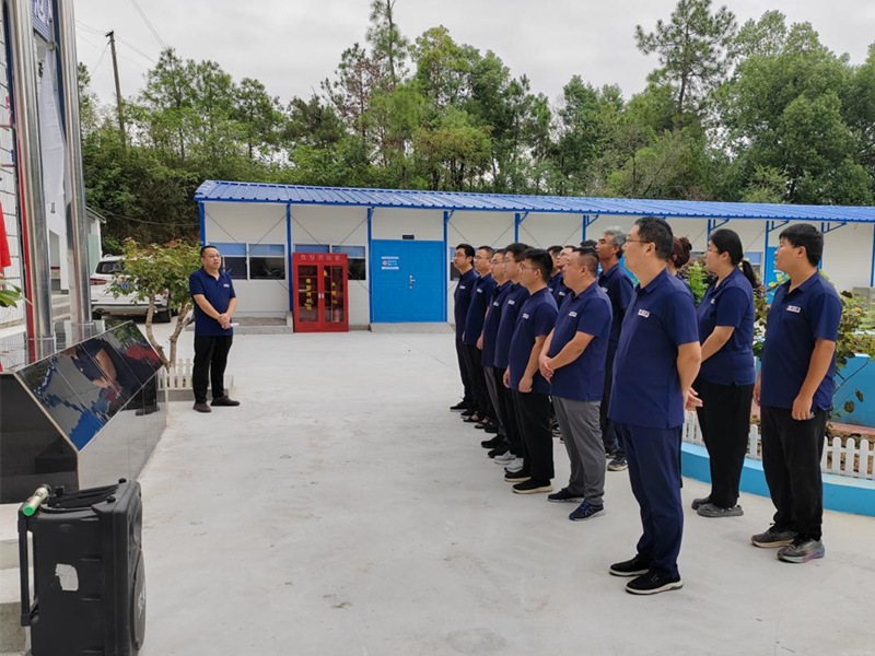 銘記歷史·砥礪前行——湖北武漢項目舉行紀念九一八事變主題升旗儀式