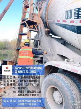 【抓作風(fēng) 創(chuàng)效益】揚(yáng)鞭策馬、勇爭先鋒——郯城G205項(xiàng)目主線樁基施工任務(wù)圓滿完成