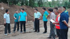 市質(zhì)監(jiān)站、改建辦、總監(jiān)辦等領(lǐng)導(dǎo)視察我公司S102項(xiàng)目工作