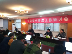 公司召開(kāi)2018年安全管理工作研討會(huì)
