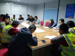 路面工程分公司高鐵新城項目部召開“大干60天現(xiàn)場動員大會”