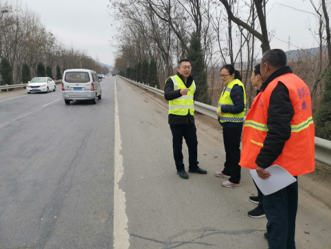 博山小修項(xiàng)目通過第一季度路況調(diào)查工作復(fù)核抽驗(yàn)