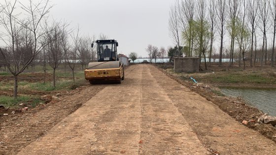 郯城縣新村農(nóng)業(yè)產(chǎn)業(yè)園項目路基工程全面完工